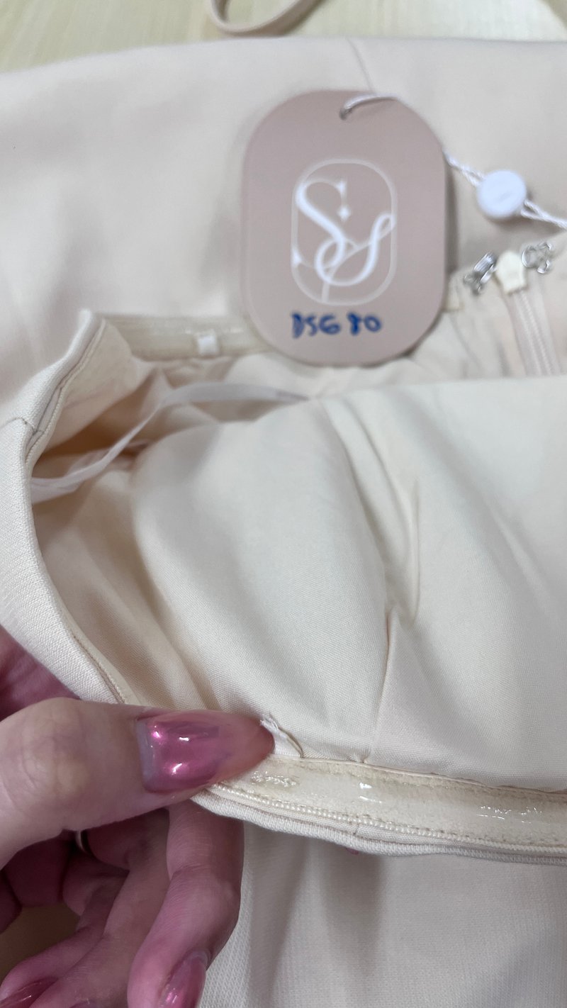 DEFECT | Francie Flare Romper Dress in Pale Yellow in M