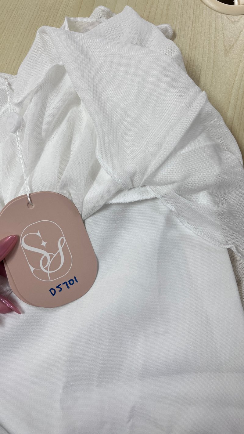 DEFECT | Marley Mesh Co-ord Skorts V3 in White in XS