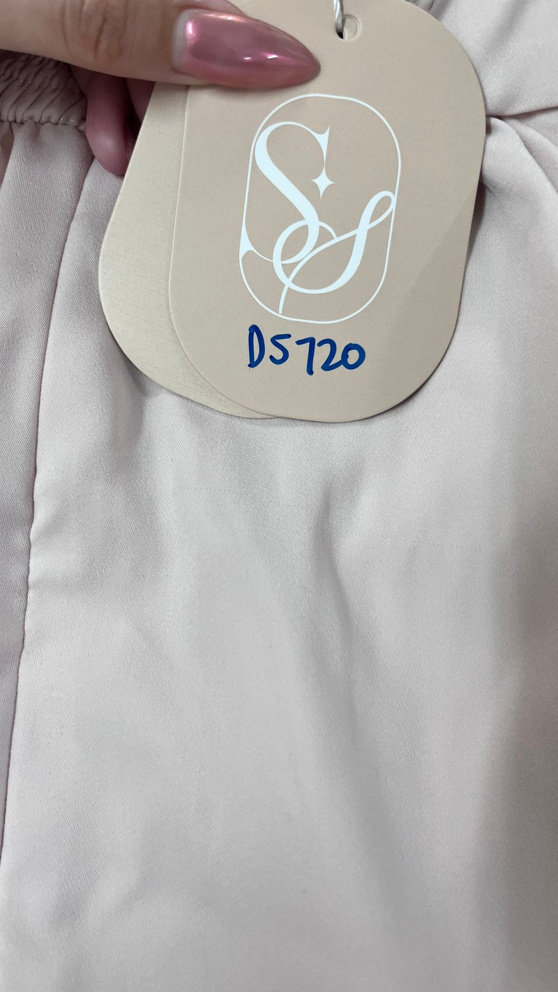 DEFECT | Tria Two Way Romper Dress in Pastel Pink in S