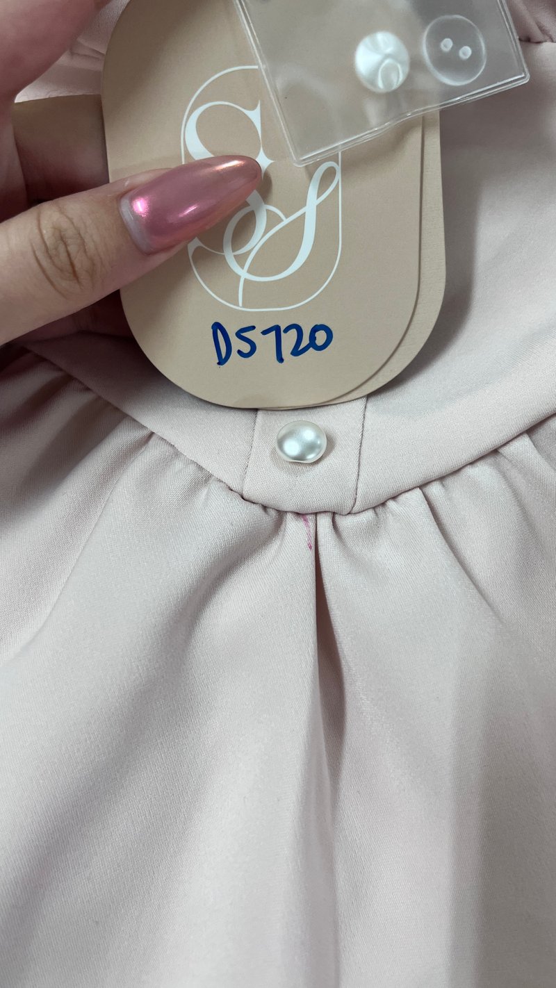 DEFECT | Tria Two Way Romper Dress in Pastel Pink in S