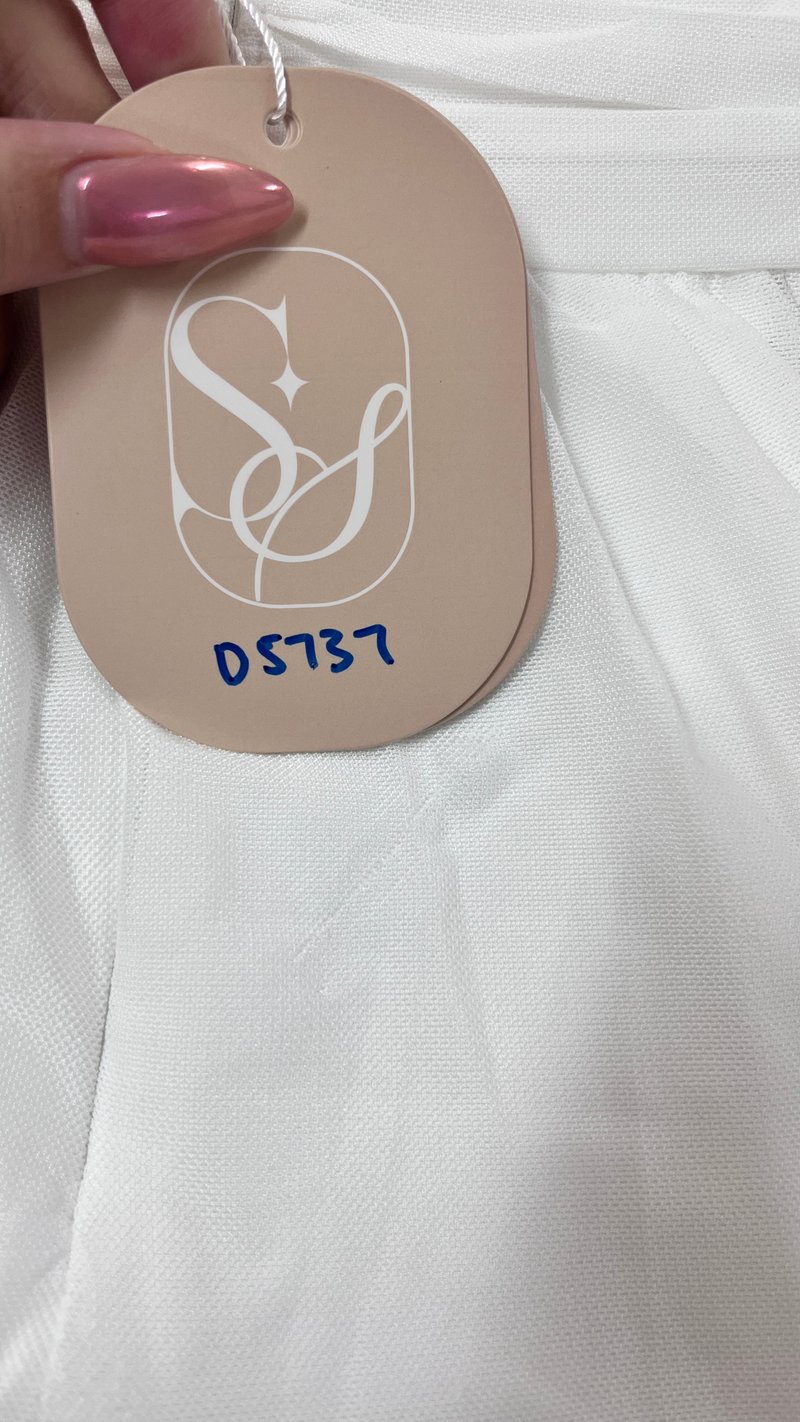 DEFECT | Pyorin Peplum Mesh Top in White in S