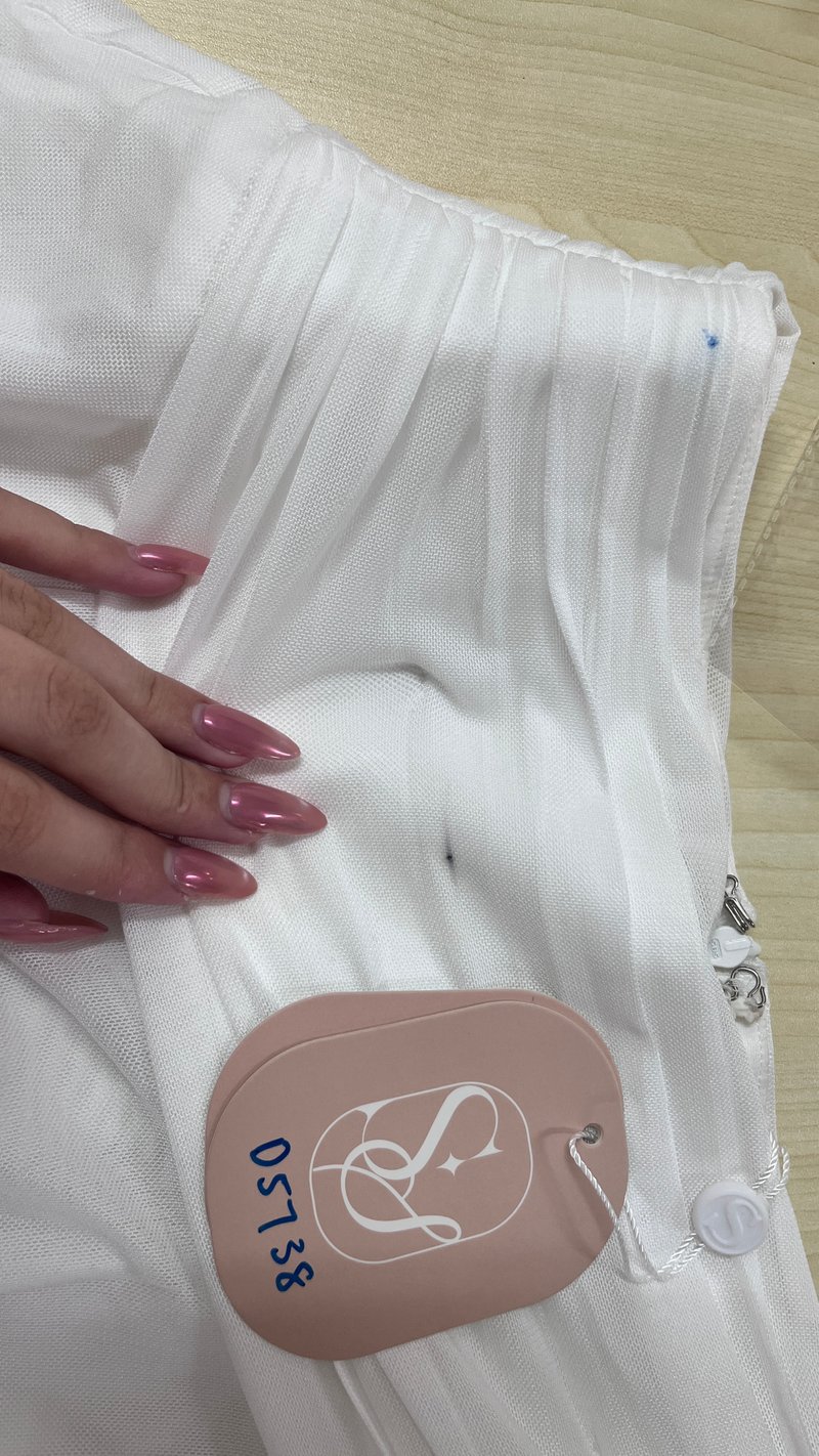 DEFECT | Marley Mesh Co-ord Skorts V3 in White in S