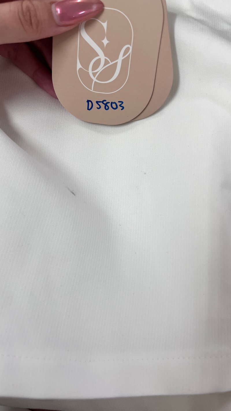 DEFECT | Francie Flare Romper Dress in White in XS