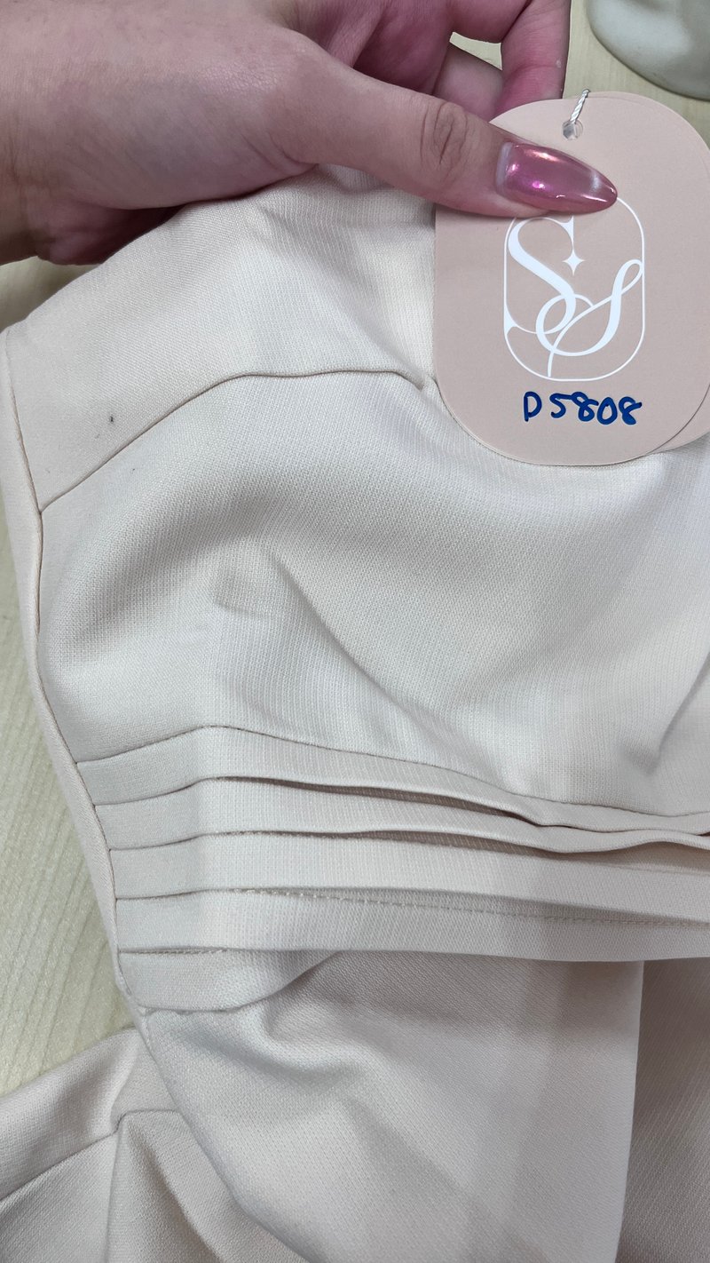 DEFECT | Francie Flare Romper Dress in Pale Yellow in S