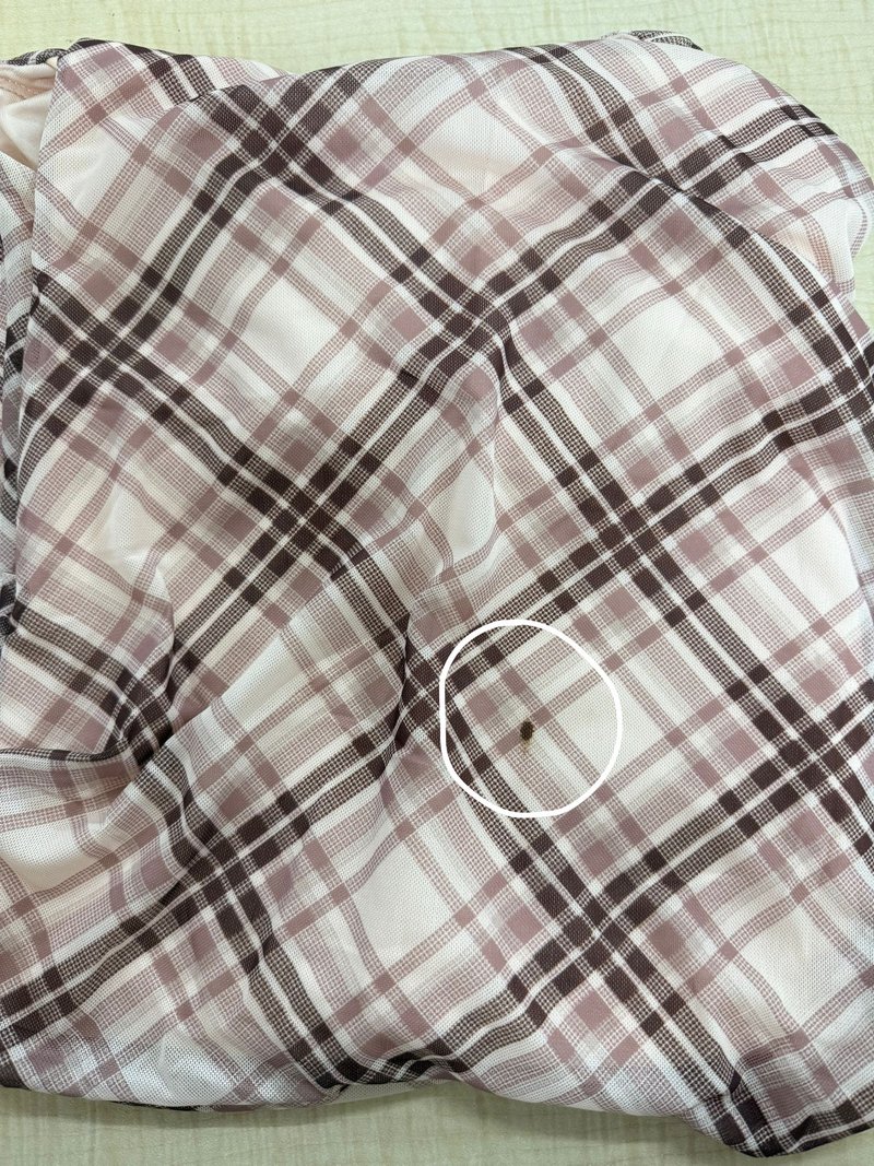 DEFECT | Pearlynn Plaid Midaxi Dress in Cream ( Petite Length ) in XS