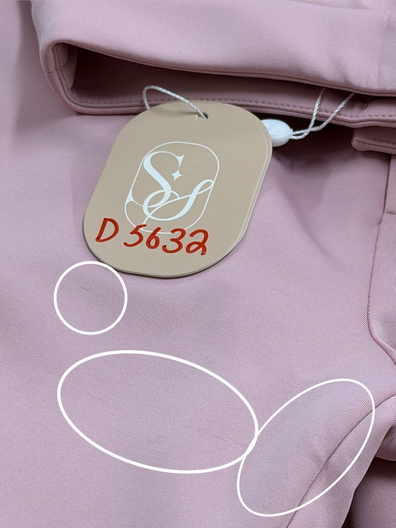 DEFECT | Candice Co-ord Straight Cut Pants in Pink in XXS