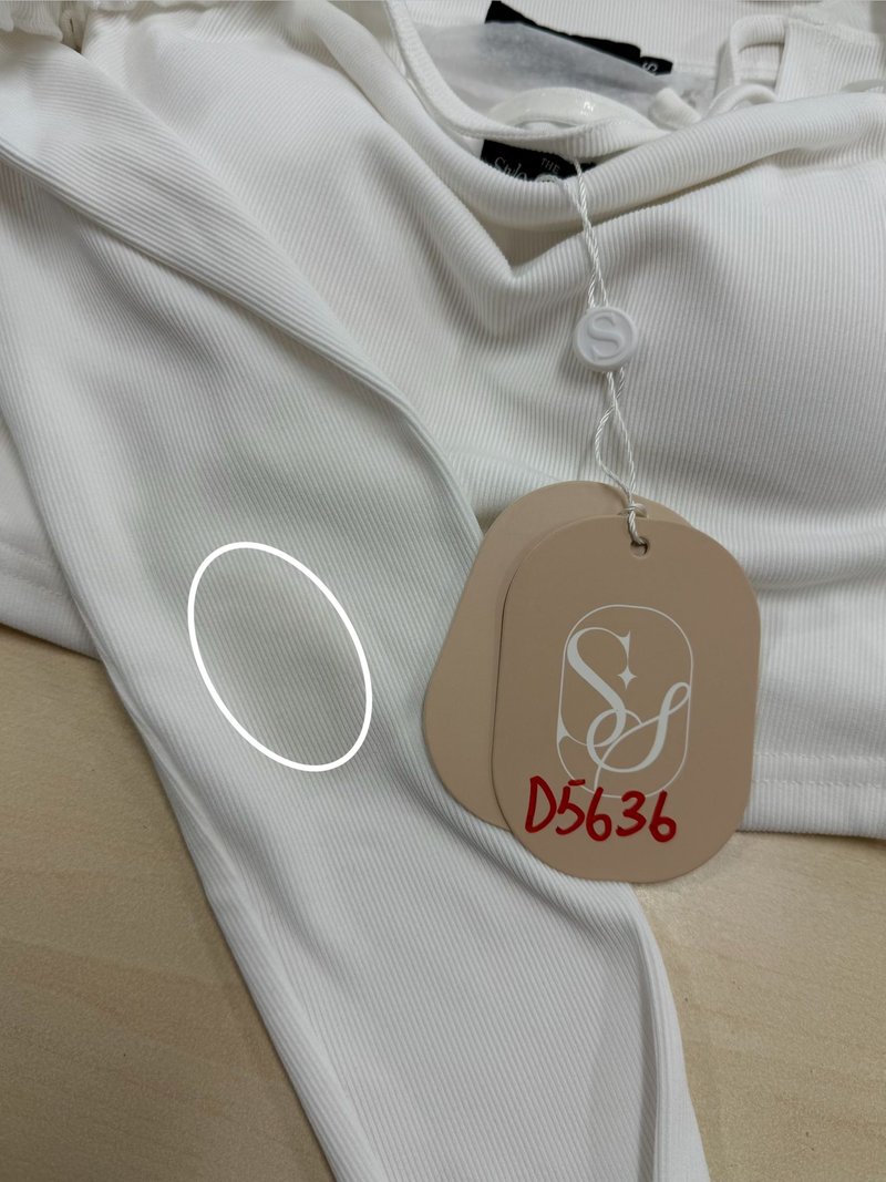 DEFECT | Lumi Layered Cardigan Top Set in White in XS