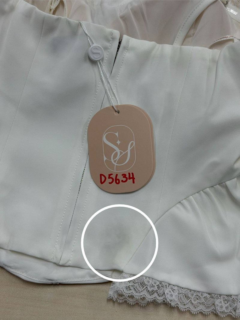 DEFECT | Cassi Co-ord Peplum Top in White in XS