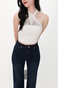 RESTOCKS | Merel Multi Way Mesh Top in White