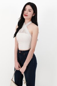 RESTOCKS | Merel Multi Way Mesh Top in White