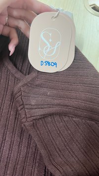 DEFECT | Kensley Knit Cardigan in Dark Brown in XS