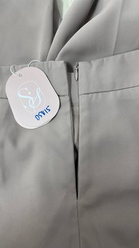 DEFECT | Pixa Pleated Highwaist Pants in Light Brown ( Regular Length ) in M