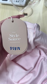 DEFECT | Bera Basic Ruched Tee in Pastel Pink in XS