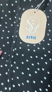 DEFECT | Diona Dotted Bustier Co-ord Top in Black in XL