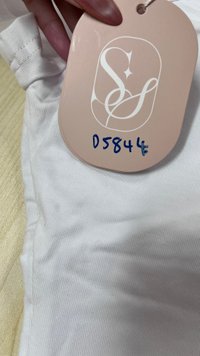 DEFECT | Lenna Lace Trim Tee in White in S