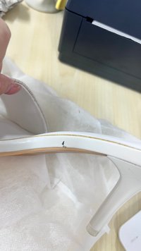 DEFECT | Ruby Ruched Heels in Cream White in 35