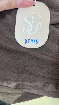 DEFECT | Mardy Mesh Romper Dress in Dark Brown in S