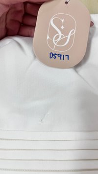 DEFECT | Francie Flare Romper Dress in White in XS