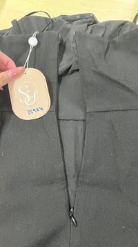 DEFECT | Francie Flare Romper Dress in Black in M