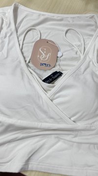 DEECT | Lara Layered Sleeved Top in White in S