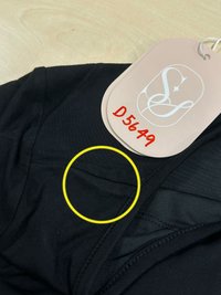 DEFECT | Rwella Ruched Round Neck Tee in Black in S