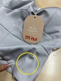 DEFECT | Cecelia Co-ord Sweetheart Top in Light Blue in XXS