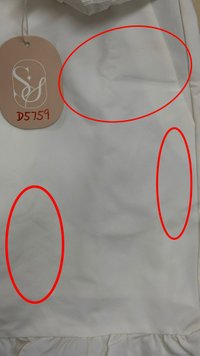 DEFECT | Sammy Sleeved Romper Dress in White in S