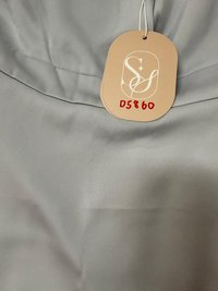 DEFECT | Lindsie Lace Trim Romper Dress in Grey Blue in M