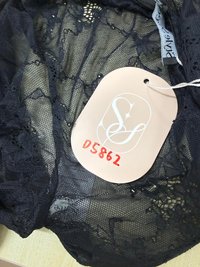 DEFECT | Lia Lace Bolero Halter Top Set in Black in S