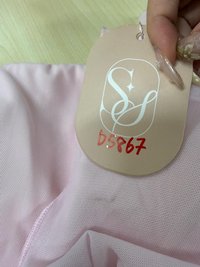 DEFECT | Megan Multi Way Mesh Top in Light Pink in S