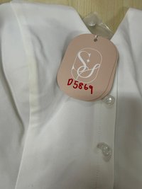 DEFECT | Casa Co-ord Halter Top in White in M