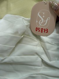 DEFECT | Sheyenne Satin Co-ord Top in White in XS