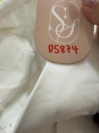 DEFECT | Cleef Co-ord Halter Top in White in M