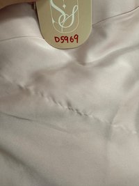 DEFECT | Saena Satin Tie Strap Top in Light Pink in S