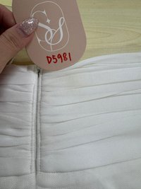 DEFECT | Marley Mesh Co-ord Skorts in White in XXS