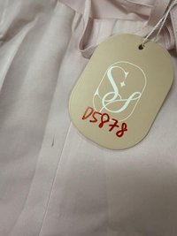 DEFECT | Saena Satin Tie Strap Top in Light Pink in M