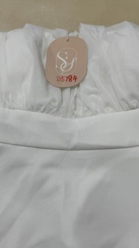 DEFECT | Megan Multi Way Mesh Top in White in XS