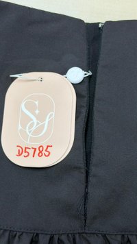 DEFECT | Carey Co-ord Tiered Skorts in Black in S