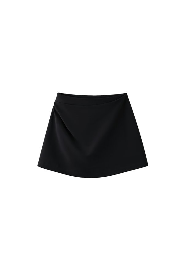 Rami Ruched Skorts in Black