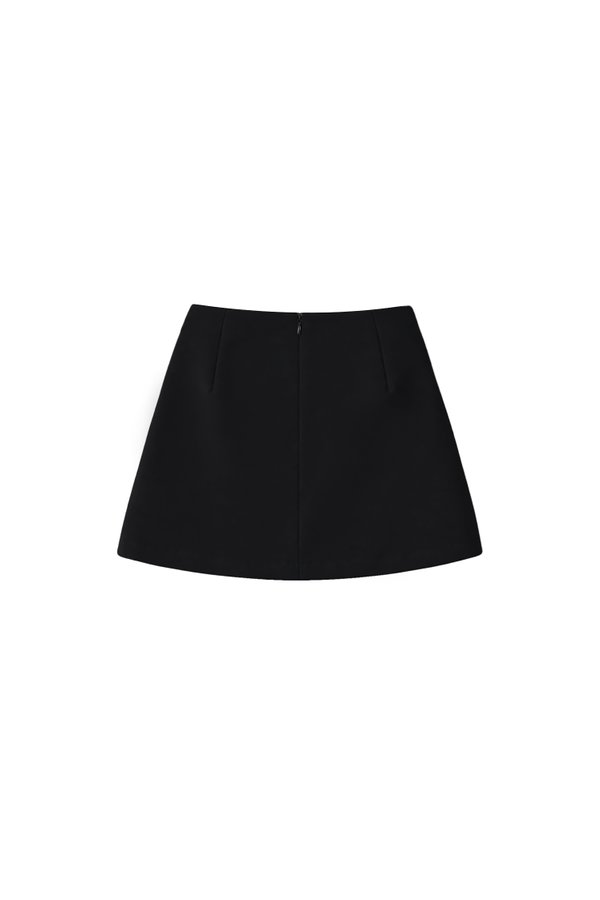 Rami Ruched Skorts in Black