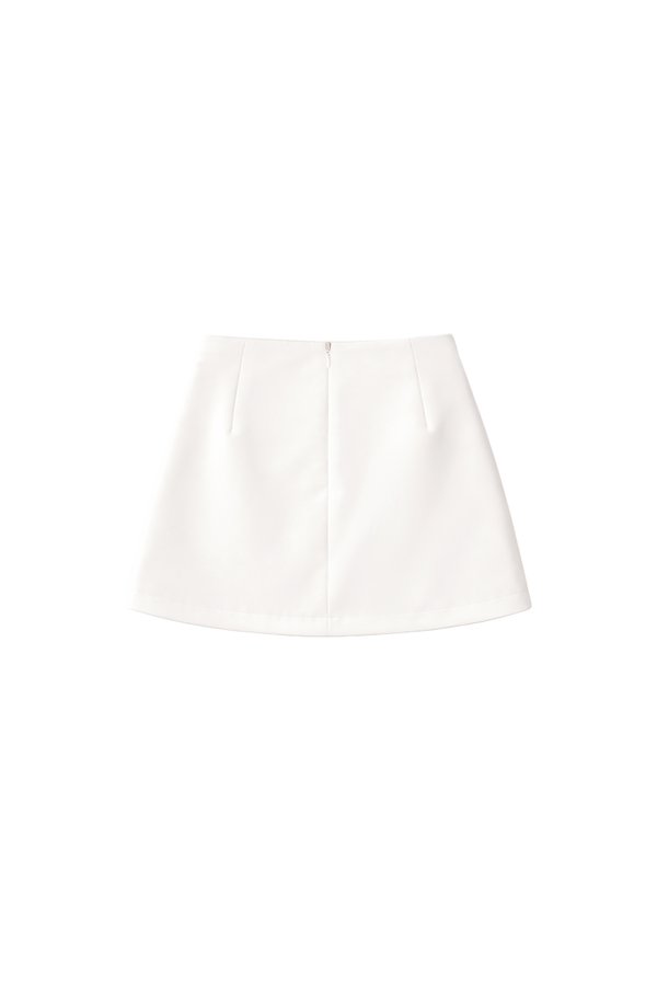 Rami Ruched Skorts in White