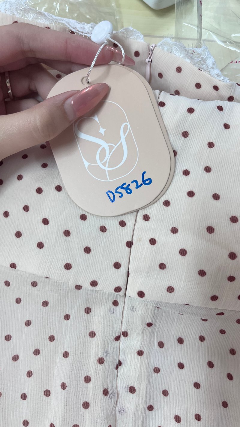 DEFECT | Daisy Dotted Romper Dress in M