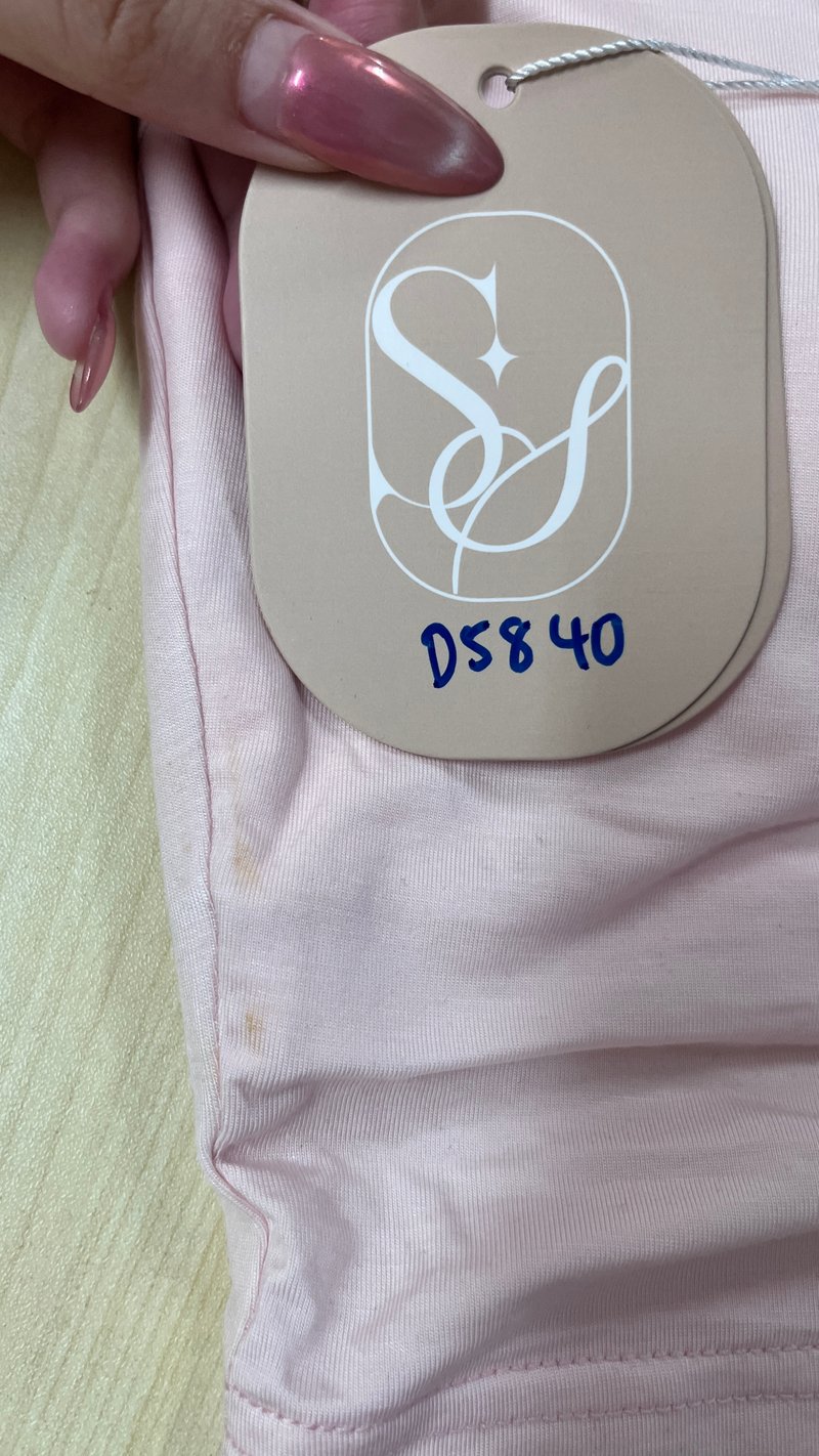 DEFECT | Chaeyi Cardigan Top Set in Light Pink in XS