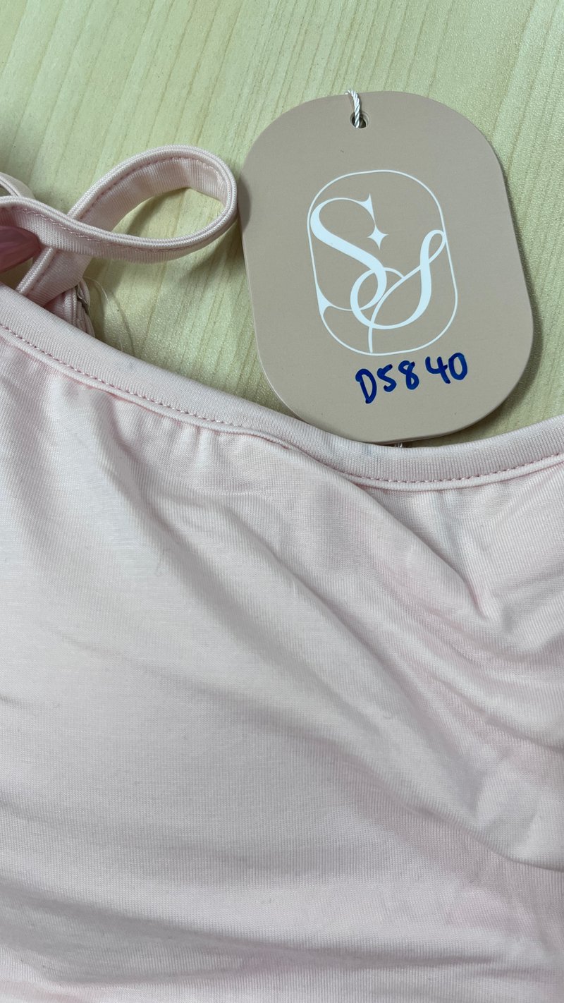 DEFECT | Chaeyi Cardigan Top Set in Light Pink in XS