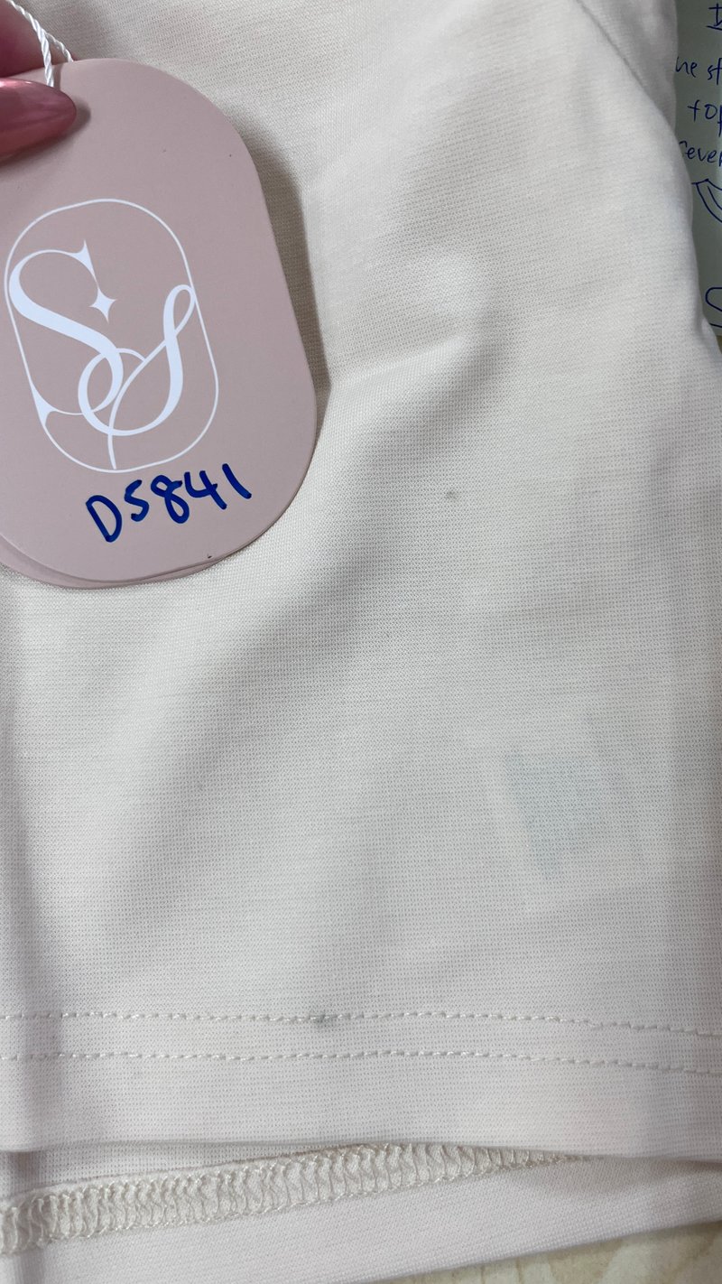 DEFECT | Brandy Boxy Cropped Tee in Pale Yellow in S