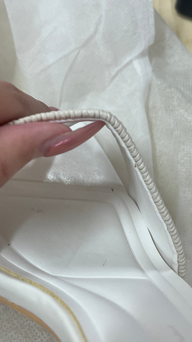 DEFECT | Ruby Ruched Heels in Cream White in 35