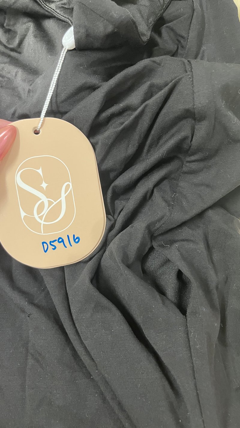 DEFECT | Mira Maxi Ruched Dress in Black ( Petite Length ) in S