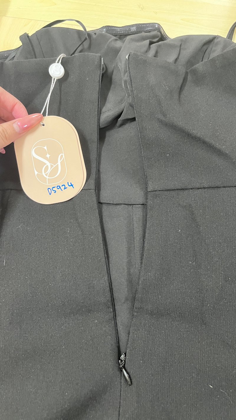 DEFECT | Francie Flare Romper Dress in Black in M