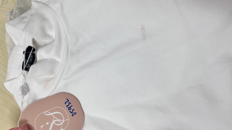 DEFECT | Hudson High Neck Sleeve Top V4 in White in S