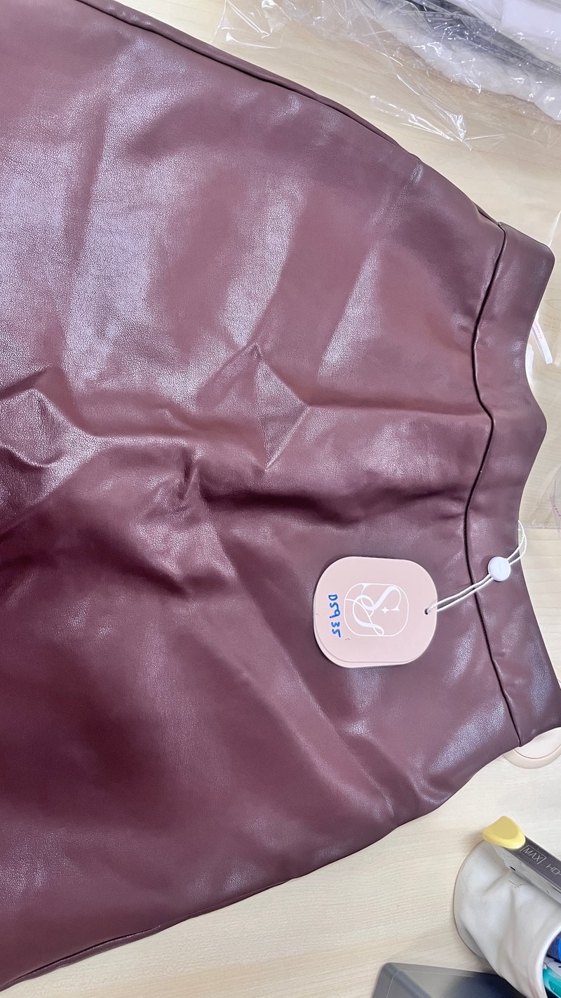 DEFECT | Peisie PU Leather Skorts in Dark Brown in S